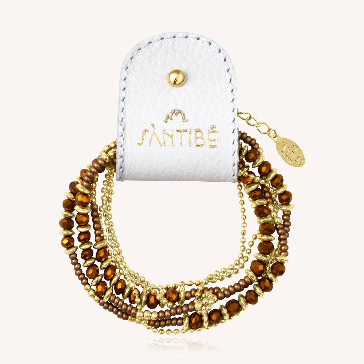 Collier-Bracelet Divine 3 tours Disque