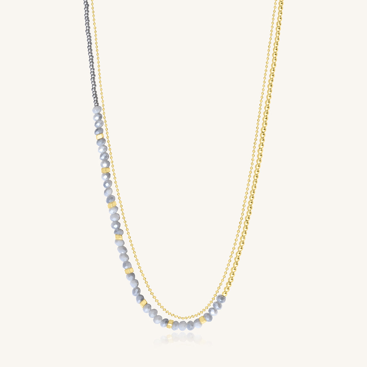 Collier-Bracelet Divine 5 tours Carré